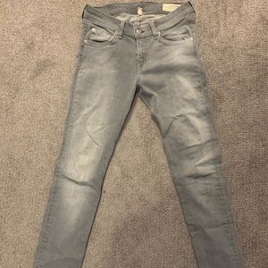Rag and bone grey denim